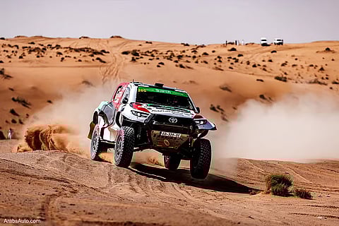 من بقعاء.. انطلاق منافسات المرحلة الثانية والأخيرة لرالي حائل الدولي