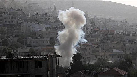 استشهاد خمسة فلسطينيين في غارات إسرائيلية على جنين