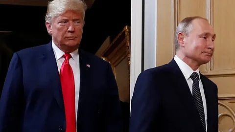 لقاء سابق يجمع بوتين مع ترامب