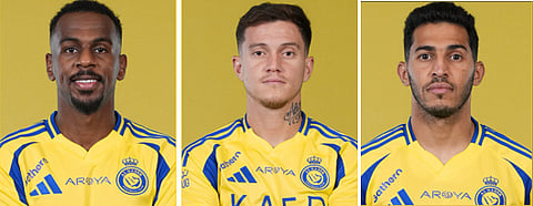 النصر يكشف عن تفاصيل إصابة الثلاثي "الغنام" و"الخيبري" و"أوتافيو"