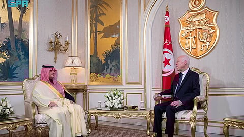 قصر قرطاج.. الرئيس التونسي يستقبل الأمير عبدالعزيز بن سعود