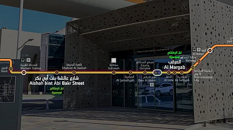 قطار الرياض.. محطتا المرقب وشارع عائشة بنت أبي بكر تدخلان الخدمة غدًا