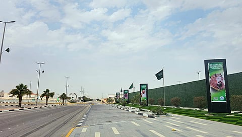 "الشرقية" تكتسي بأعلام الوطن واللوحات التعبيرية والإنارات الجمالية احتفاءً بيوم التأسيس