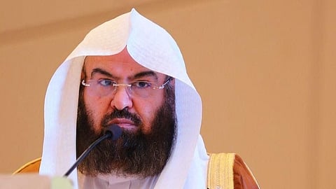 عبدالرحمن السديس رئيس الشؤون الدينية بالمسجد الحرام والمسجد النبوي