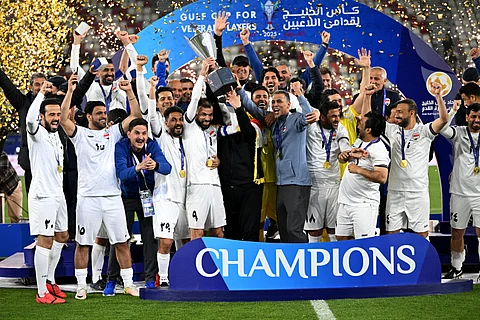 المنتخب العراقي يتوج بلقب كأس الخليج لقدامى اللاعبين لكرة القدم
