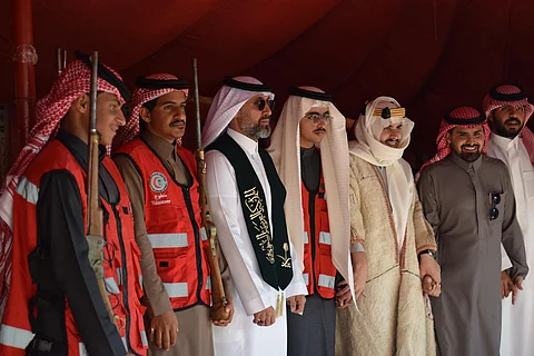 "الهلال الأحمر" بالباحة تحتفي بيوم التأسيس بإبراز الإرث التاريخي والوطني