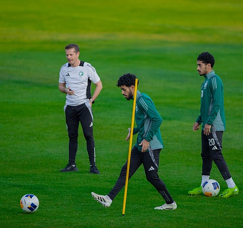 تحضيرًا لنهائي كأس آسيا أمام أستراليا .. الأخضر الشاب يعاود تدريباته