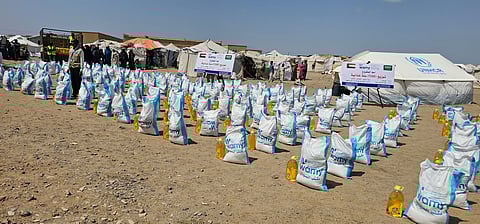"فرحة رمضان" تصل للنازحين.. "الندوة العالمية" توزّع 1500 سلة غذائية في ولاية البحر الأحمر بالسودان