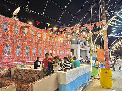 شاهد بالصور.. "القحمة" ترسم لوحة رمضانية تجمع التراث البحري بروح العمل الجماعي