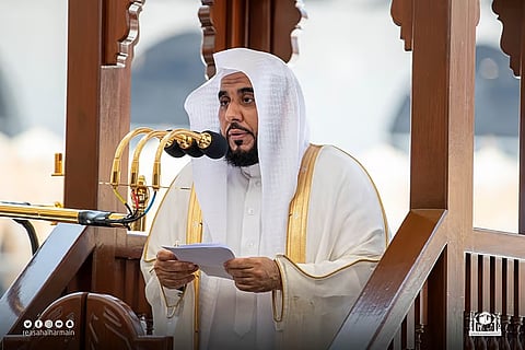 إمام وخطيب المسجد الحرام عبدالله الجهني