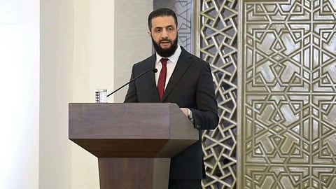 الرئيس السوري أحمد الشرع