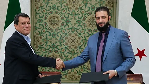 أحمد الشرع ومظلوم عبدي