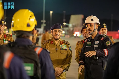 اللواء الفرج يتفقد خطط الدفاع المدني في العاصمة المقدّسة لشهر رمضان 1446هـ