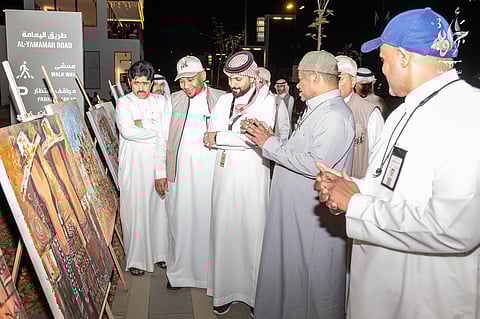 تدشين "ريشة ولاء" لفناني المجاردة ضمن مبادرات "أجاويد 3"