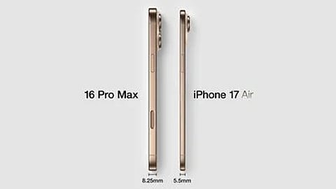 أبل تستعد لإطلاق iPhone 17 Air بتصميم أنحف ومواصفات متطورة