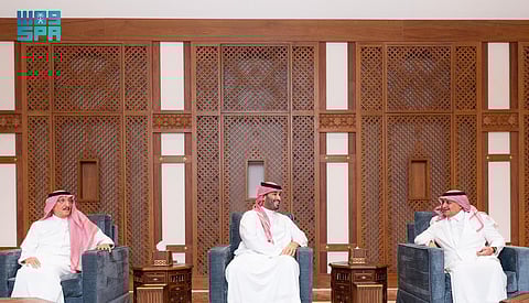 ولي العهد يستقبل أمراء المناطق بمناسبة اجتماعهم السنوي الثاني والثلاثين