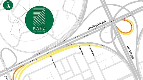 الهيئة الملكية للرياض تعلن عن تحويلات مرورية على "الدائري الشمالي والتخصصي"