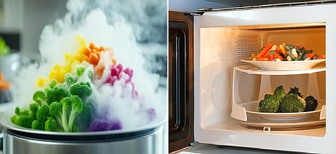 من السلق إلى الميكروويف.. دراسة: هذه أفضل طريقة طهي للحفاظ على القيمة الغذائية للخضروات