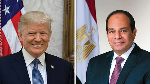 عبدالفتاح السيسي ودونالد ترامب