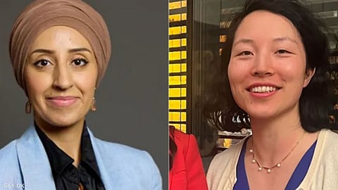 النائبتان يوان يانغ وإبتسام محمد