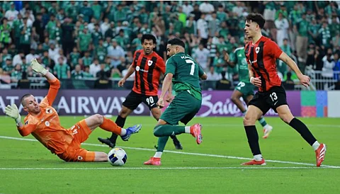 هدف رياض محرز لاعب الأهلي في مرمى الريان القطري بفوز بجائزة الهدف الأجمل