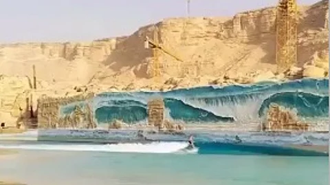 بالفيديو.. "القدية" تكشف عن اختبارات الأمواج في بحيرة “أكواريبيا”.. ومن المتوقع افتتاحها هذا العام