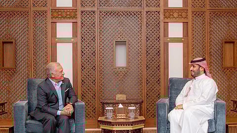 ولي العهد يبحث تطورات الأوضاع في الشرق الأوسط مع ملك الأردن