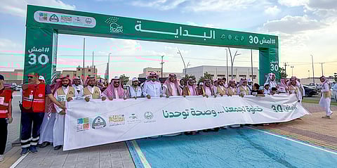 "عفيف وعقلة الصقور" تشاركان في مبادرة "امش 30"