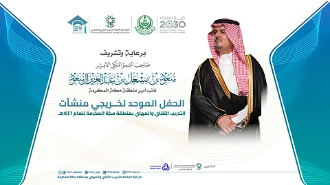 صاحب السمو الملكي الأمير سعود بن مشعل يدفع أكثر من ١١ ألف خريج وخريجة تقنيًا لسوق العمل