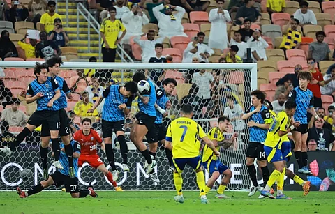 جانب من لقاء النصر وكاواساكي