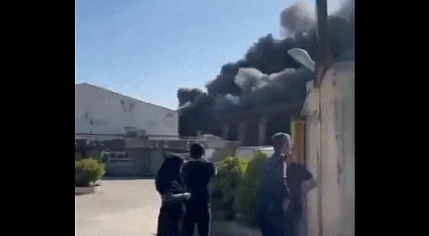 إيران.. اندلاع حريق كبير في مدينة مشهد