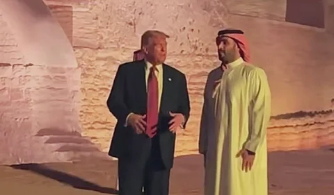 الأمير محمد بن سلمان ودونالد ترامب