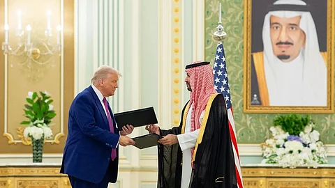 ولي العهد الأمير محمد بن سلمان والرئيس الأمريكي دونالد ترامب
