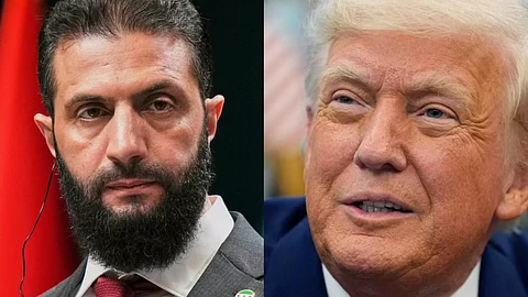 بدء لقاء ترمب مع الرئيس السوري أحمد الشرع في الرياض
