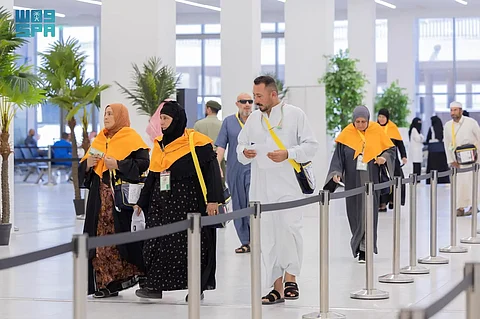 منفذ "جديدة عرعر" يستقبل الدفعة الثانية من حجاج العراق