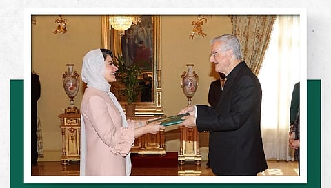 الأميرة هيفاء آل مقرن تقدّم أوراق اعتمادها سفيرة غير مقيمة لخادم الحرمين لدى إمارة أندورا