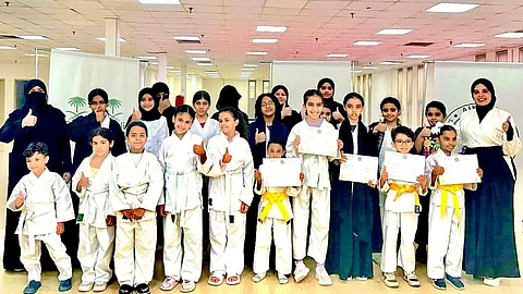 بعد اجتيازهن الاختبار.. 30 لاعبة إلى ترقية الأحزمة في رياضة الأيكيدو