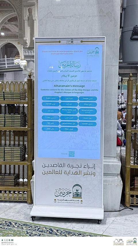 الحرم المكي .. تدشين الشاشات التفاعليّة الذكية داخل المصليات النسائية
