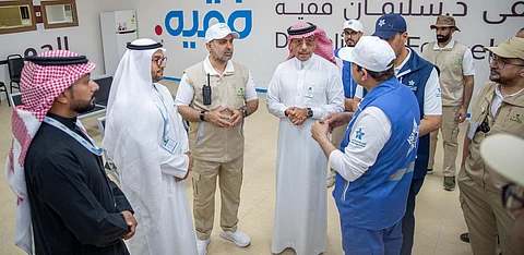 وزير الصحة يتفقد مستشفى "نمرة" بعرفات.. تشغيل بالشراكة مع "فقيه" وخدمات صحية متكاملة لضيوف الرحمن