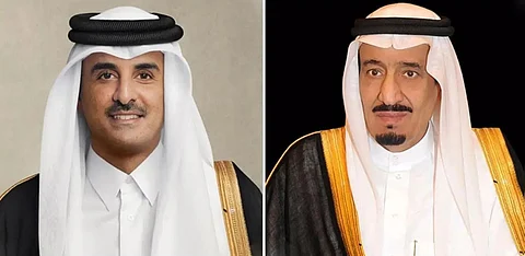 قيادة دولة قطر تهنئ خادم الحرمين الشريفين بنجاح موسم الحج لهذا العام 1446هـ