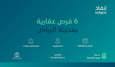 فرص عقارية بمزاد فرص العاصمة