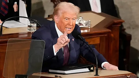 الرئيس الأمريكي دونالد ترامب أمام الكونغرس