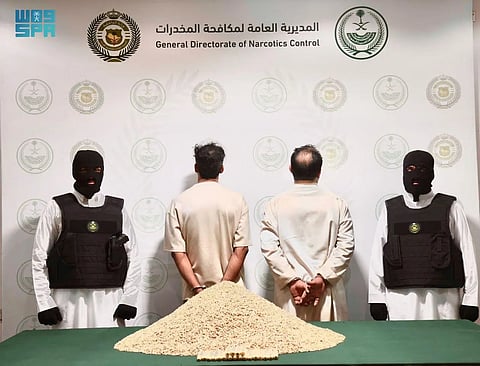 الداخلية: ضبط 411 ألف قرص "أمفيتامين" بمنطقة صحراوية في حفر الباطن مخبأة داخل أحشاء أغنام