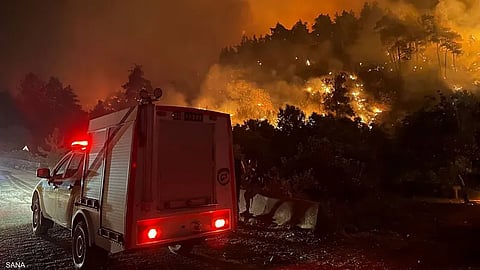 سوريا ..حرائق اللاذقية تلتهم الأخضر واليابس.. والأمم المتحدة تتدخل