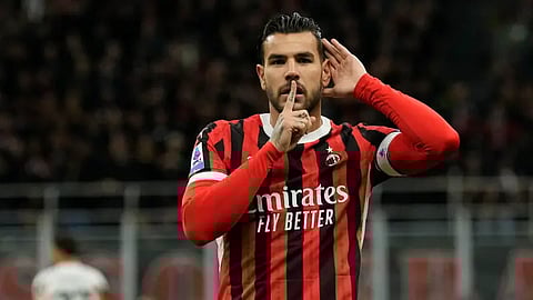 ثيو هيرنانديز لاعب ميلان الإيطالي