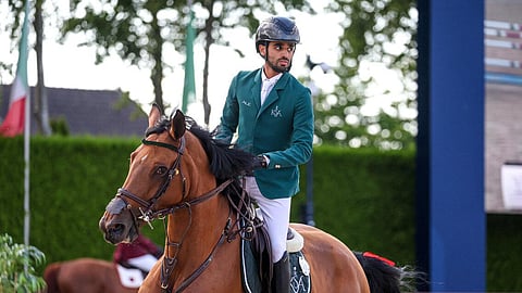 الفارس "المبطي" يتألق ويحقق المركز الثاني في بطولة ڤالكينزڤارد بهولندا