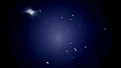 اقتران نادر لكوكب الزهرة مع "كوكبة التويبع" يرسم مثلثًا سماويًا مبهرًا في سماء رفحاء