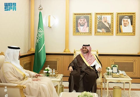 الأمير تركي بن محمد بن فهد يستقبل سفير الإمارات لدى المملكة