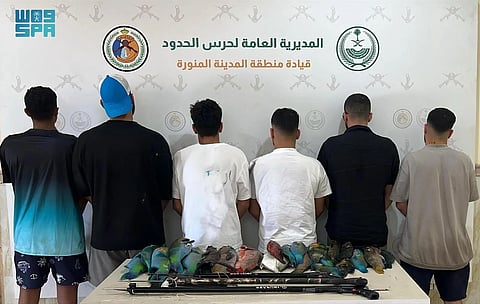 الدوريات الساحلية لحرس الحدود في ينبع تضبط 6 مواطنين لممارستهم الصيد دون تصريح