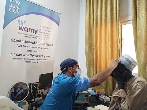 القافلة الطبية الـ11 للندوة العالمية تبعث الأمل في عيون المرضى بمدينة "مروة" بالكاميرون